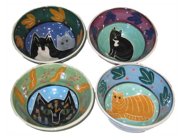 Cereal Cat Bowls